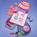BIRTHDAY embroidered cocktail napkins (set of 4)