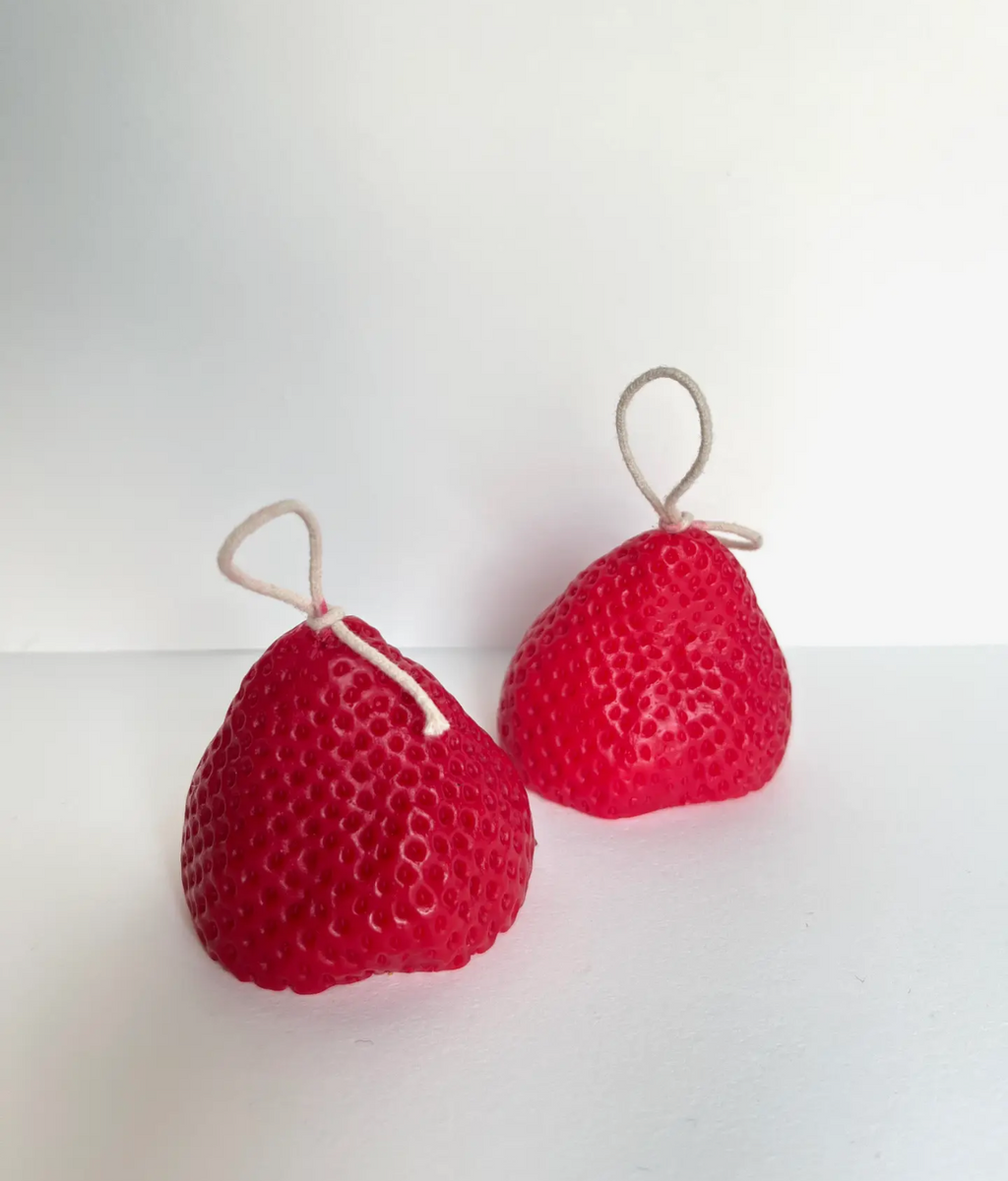 Strawberry candle