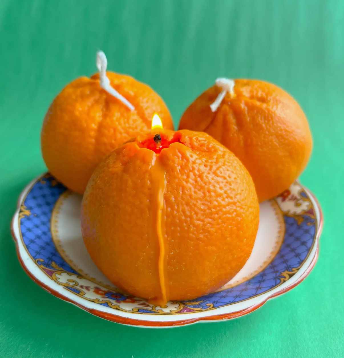 Orange candle