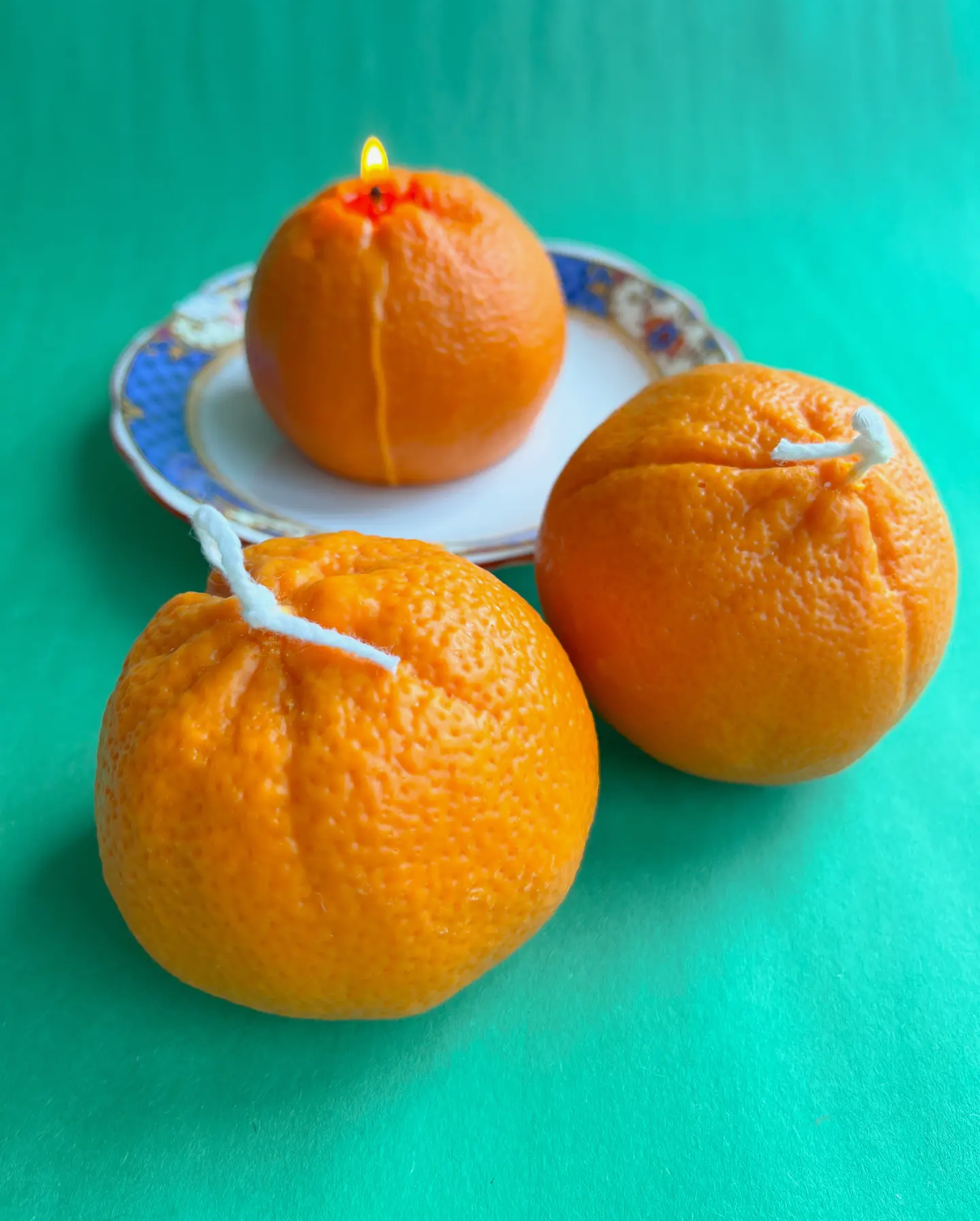Orange candle