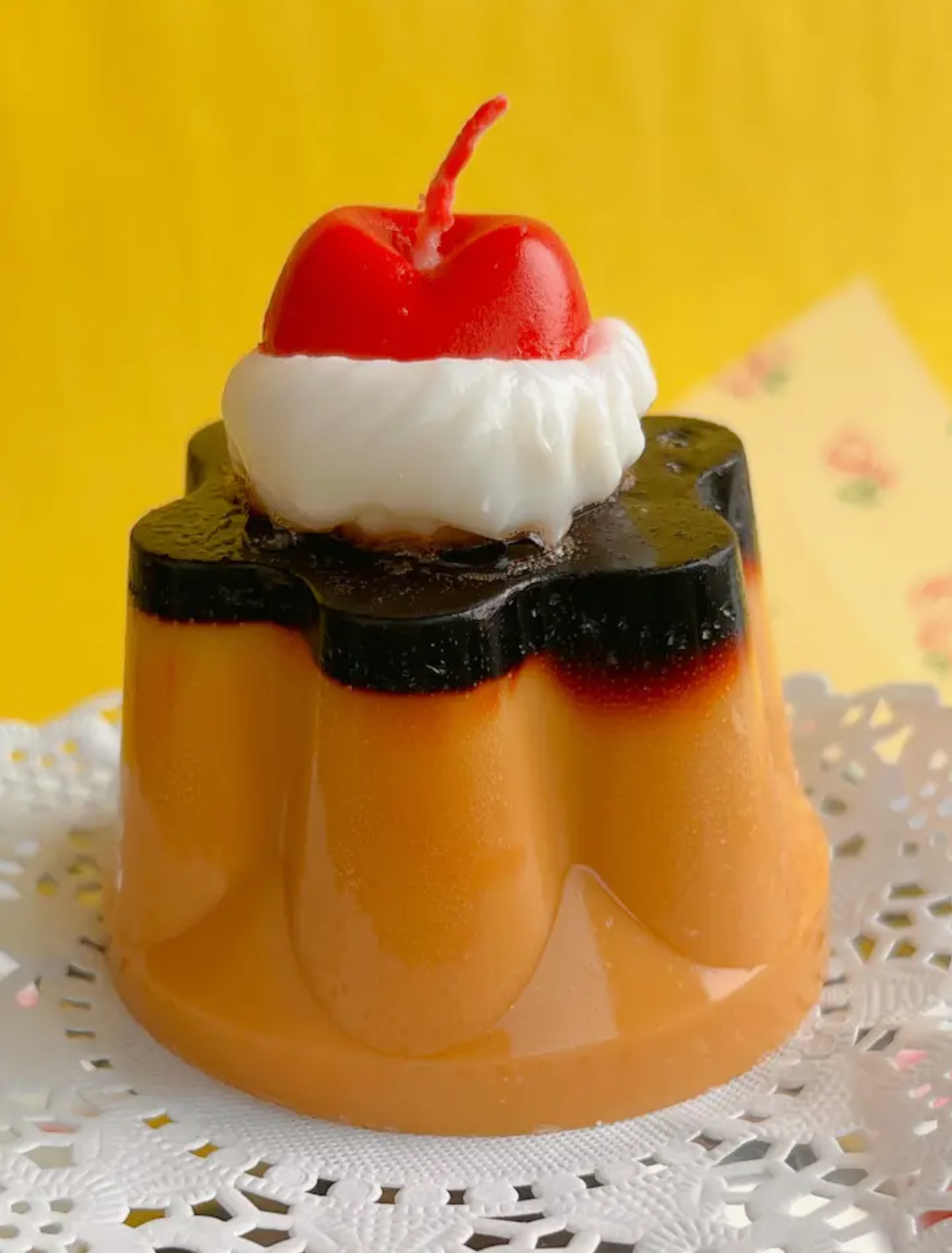 Japanese Pudding candle