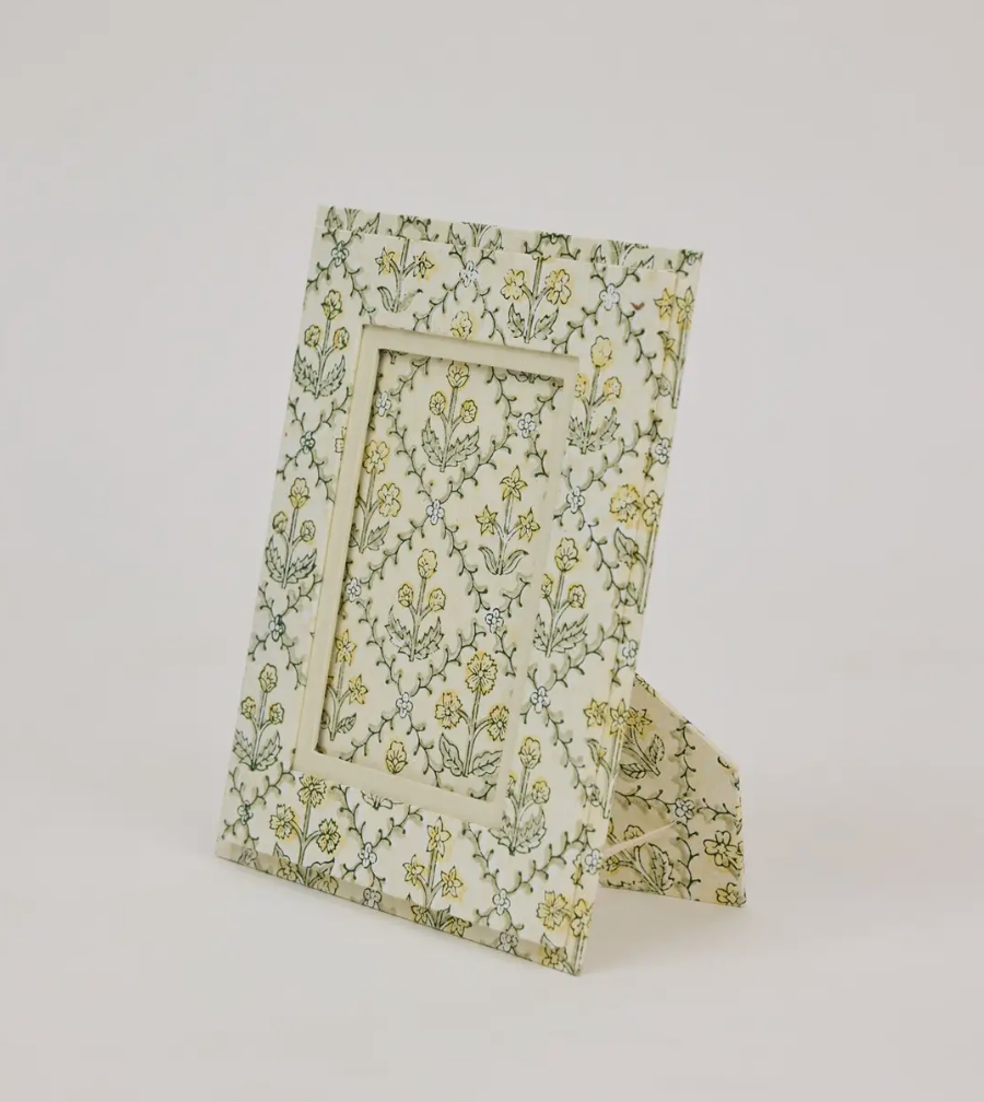 Block Print Picture Frame