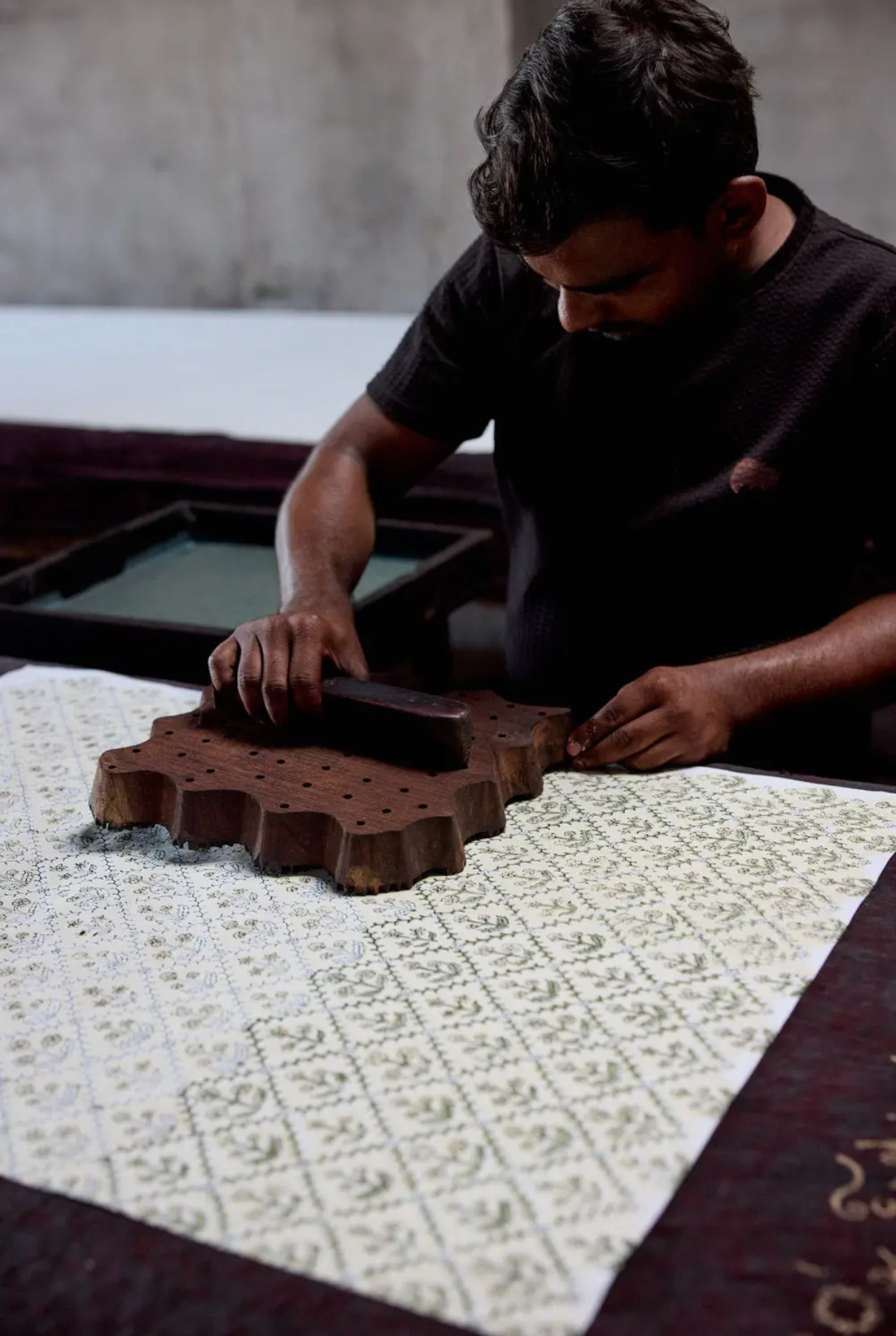 Block Print Picture Frame