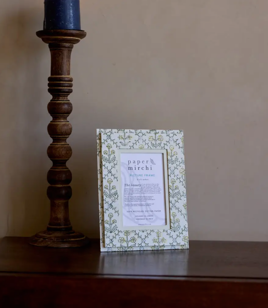Block Print Picture Frame