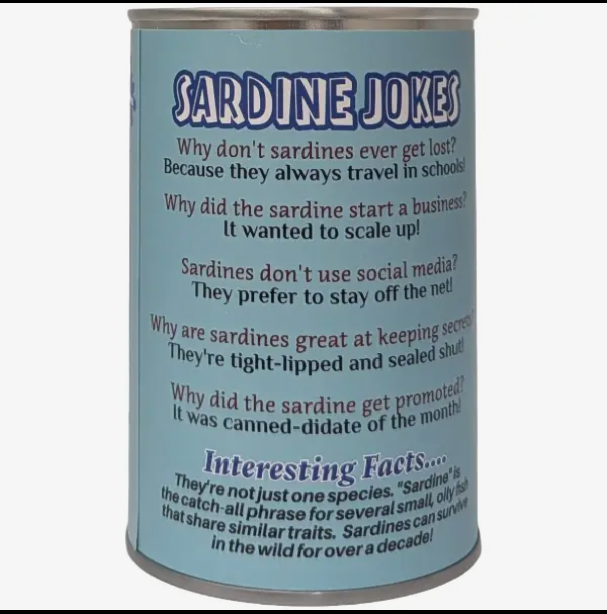 Canned Sardines (plush)