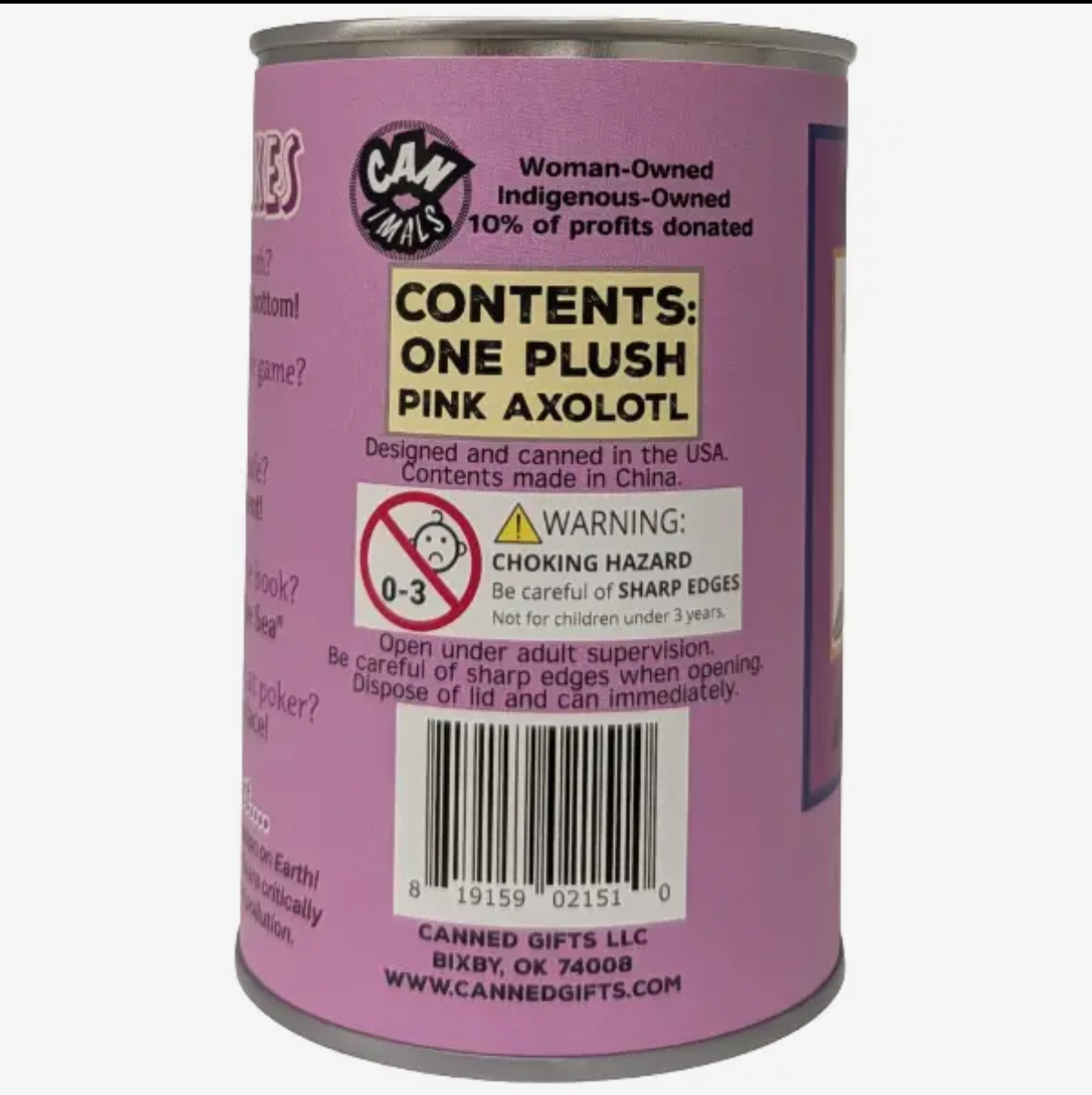 Canned Axolotl