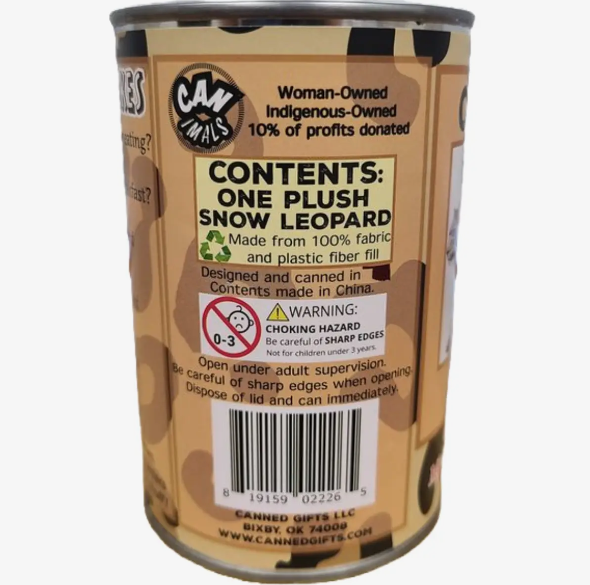 Canned Snow Leopard