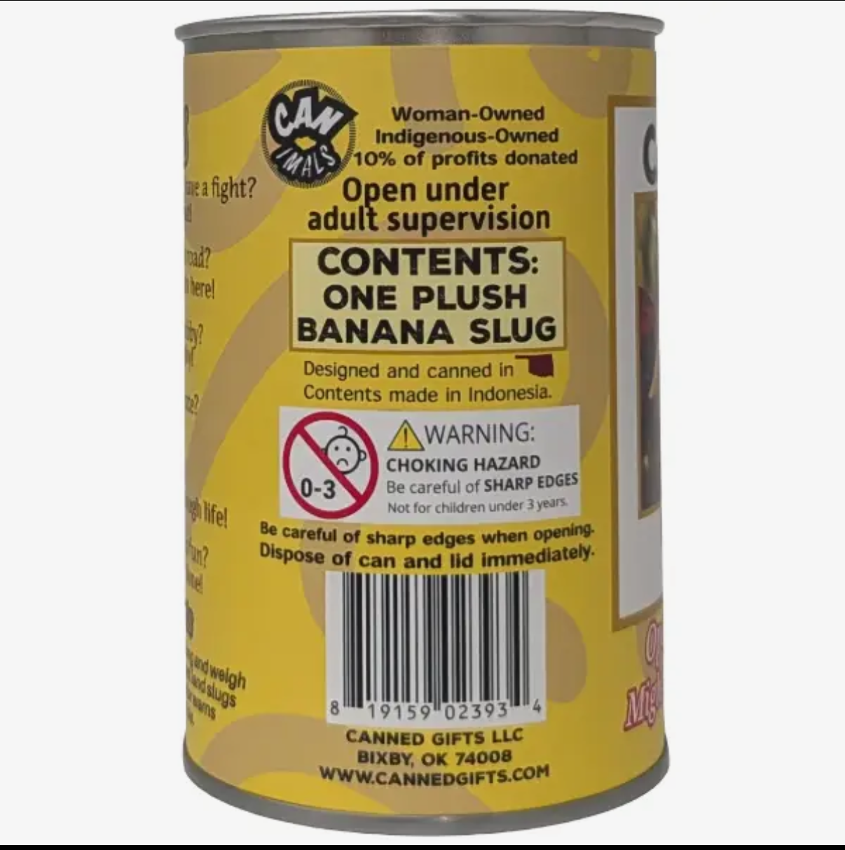 Canned Banana Slug
