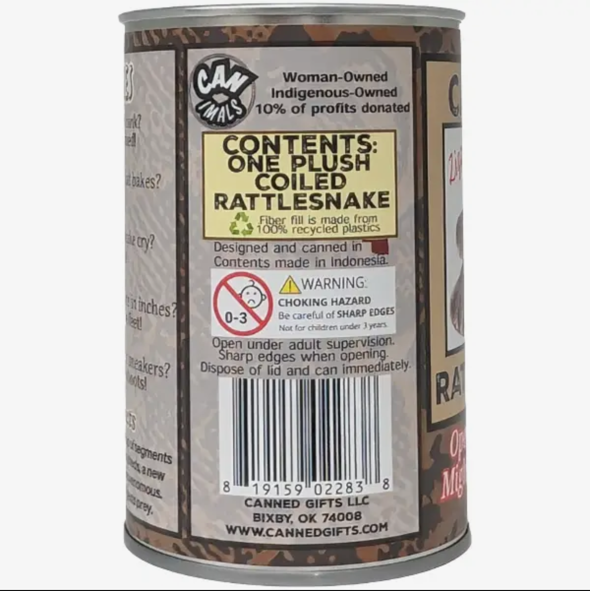 Canned Rattlesnake