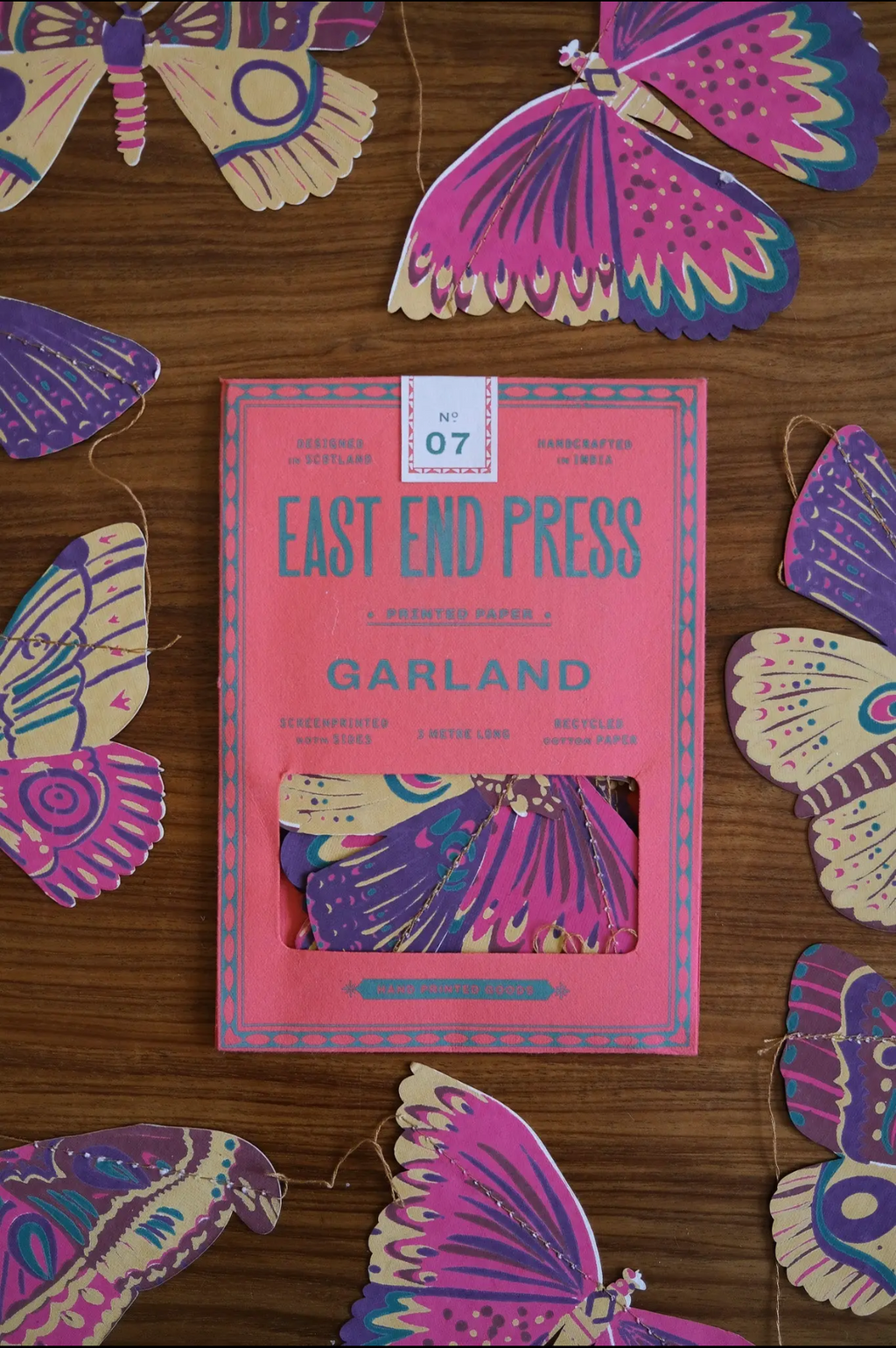 East End Press Butterfly Garland