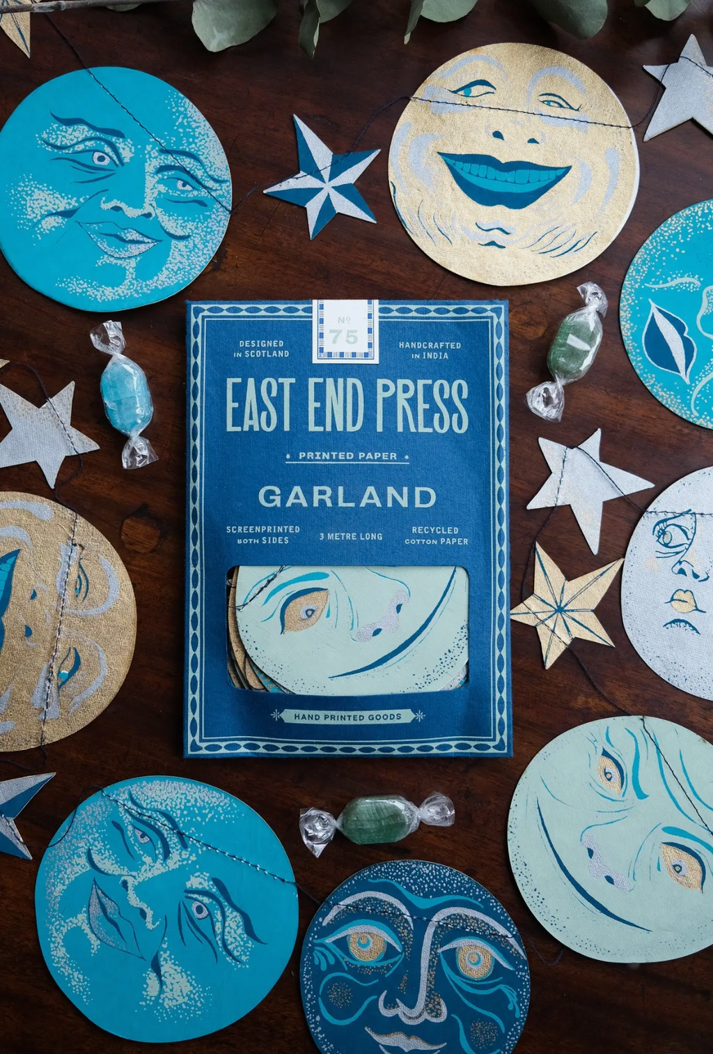 East End Press Moon Garland