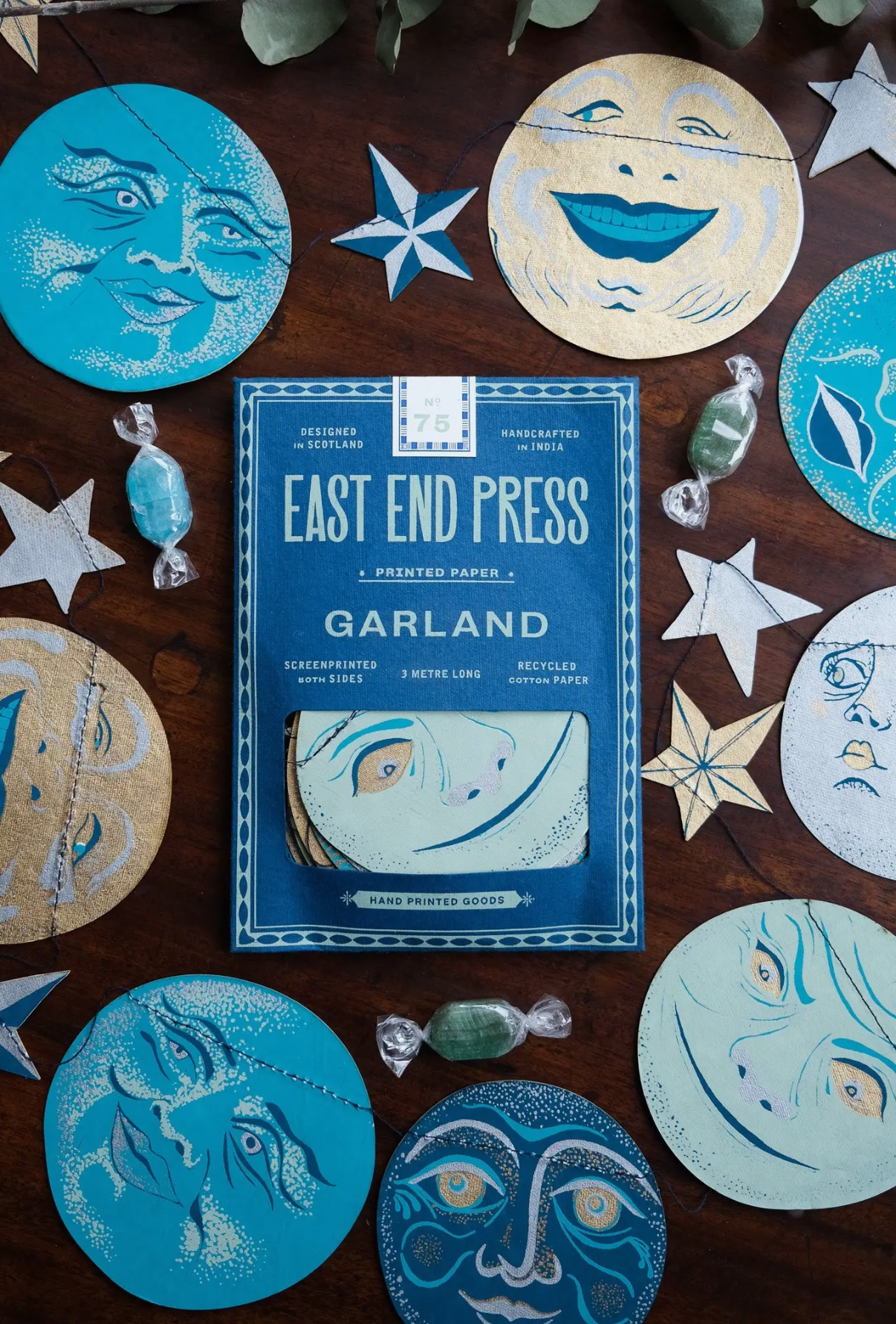 East End Press Moon Garland
