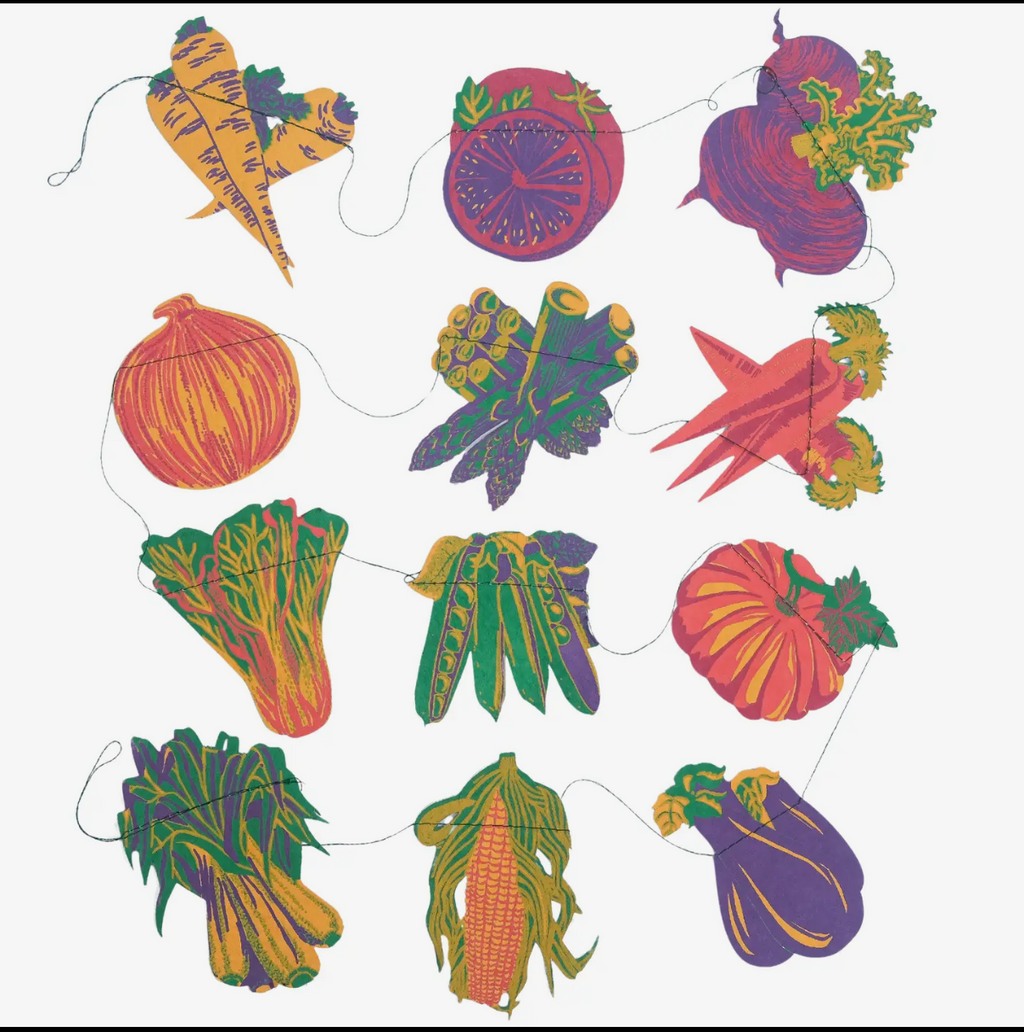 East End Press Harvest Veggie Garland
