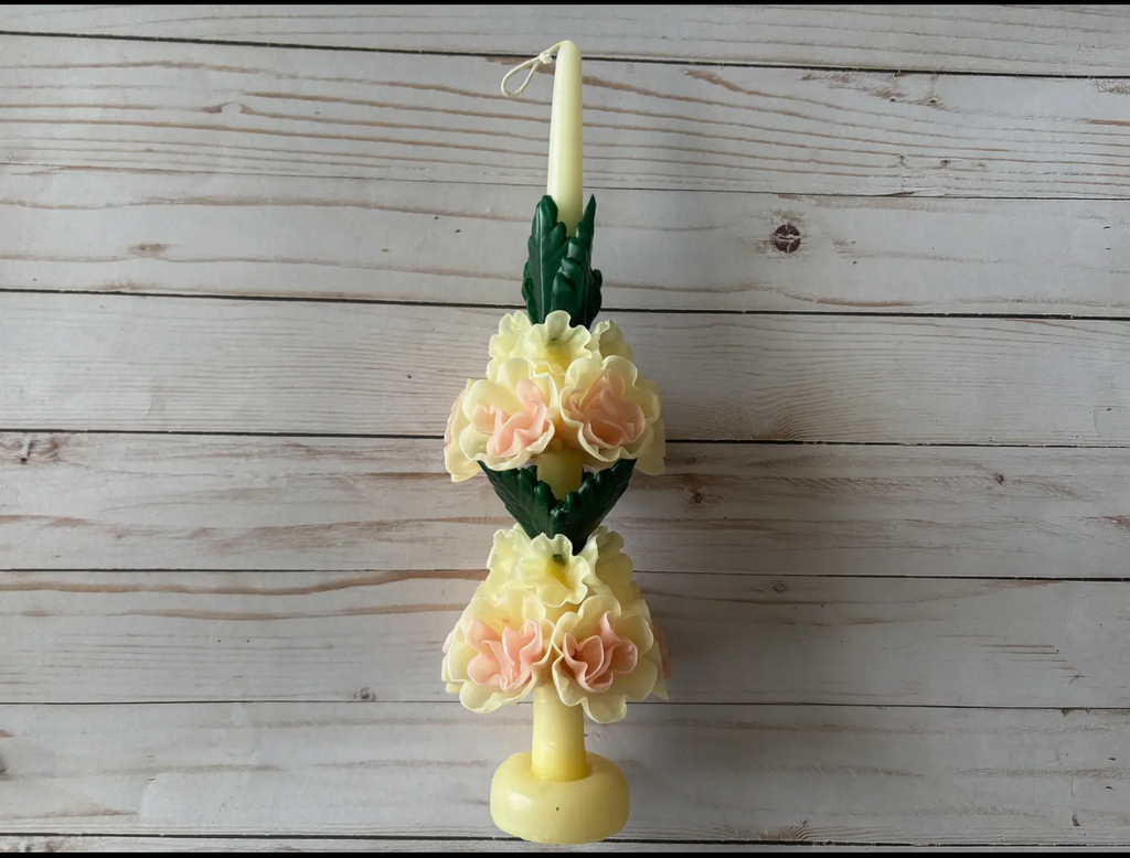 Large Marigold Candle multicolor
