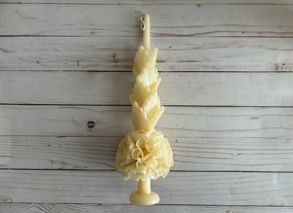 Large Marigold Candle in Cream