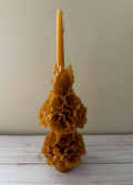Large Marigold Candle in Saffron