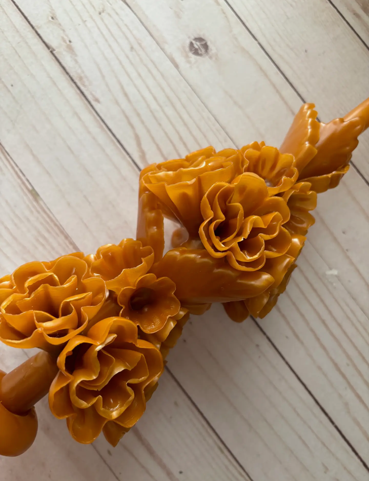 Large Marigold Candle in Saffron