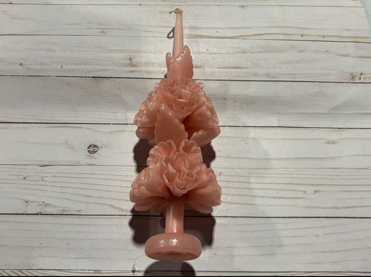 Large Marigold Candle in Blush