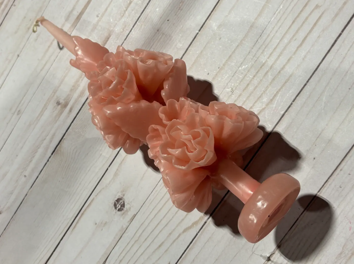 Large Marigold Candle in Blush