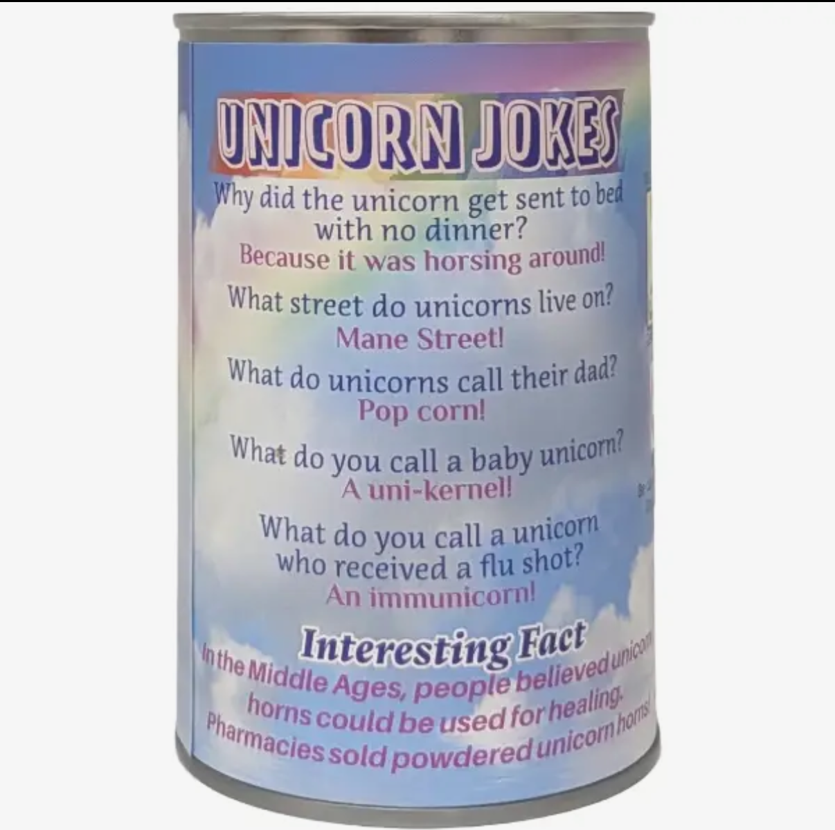 Canned Unicorn