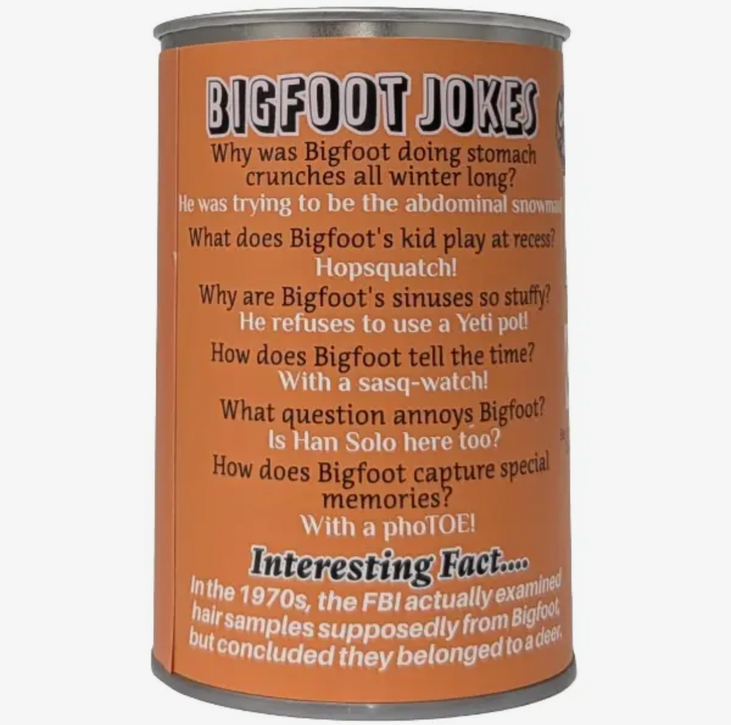 Canned Bigfoot
