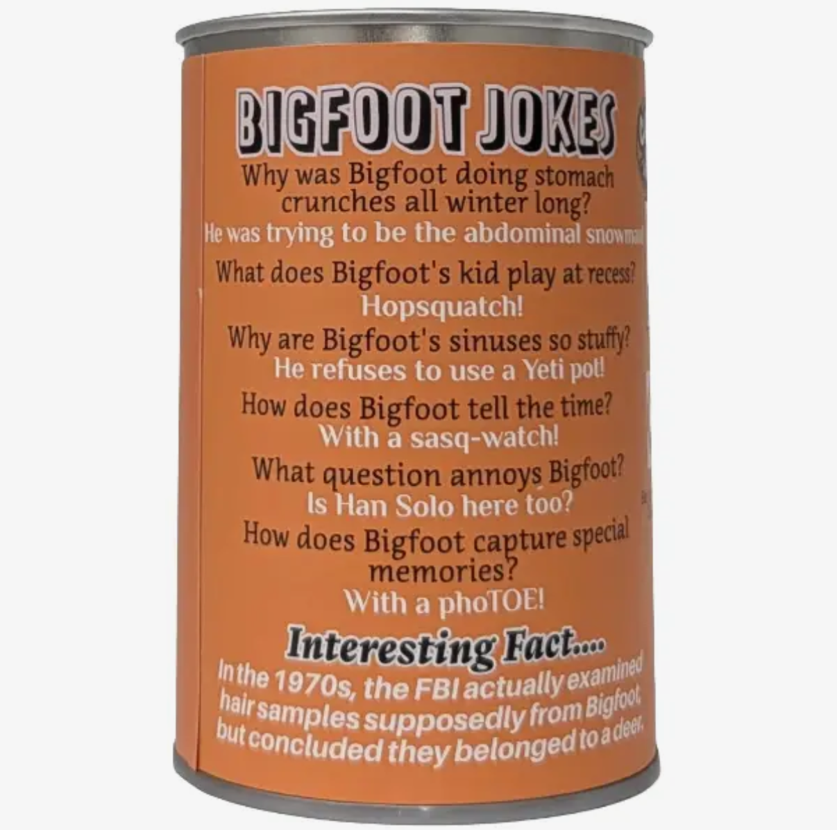 Canned Bigfoot