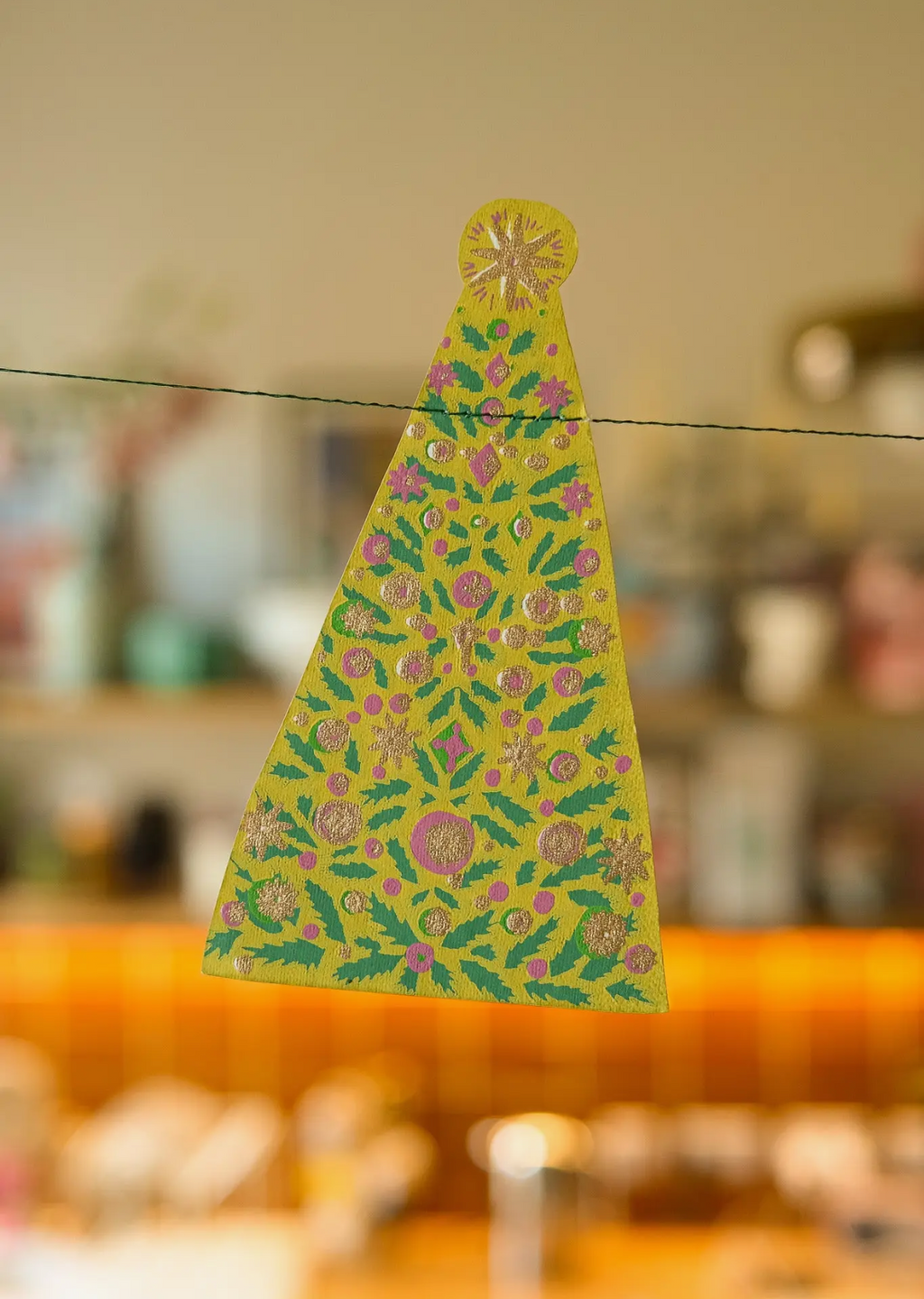 East End Press Retro Yule Tree Garland