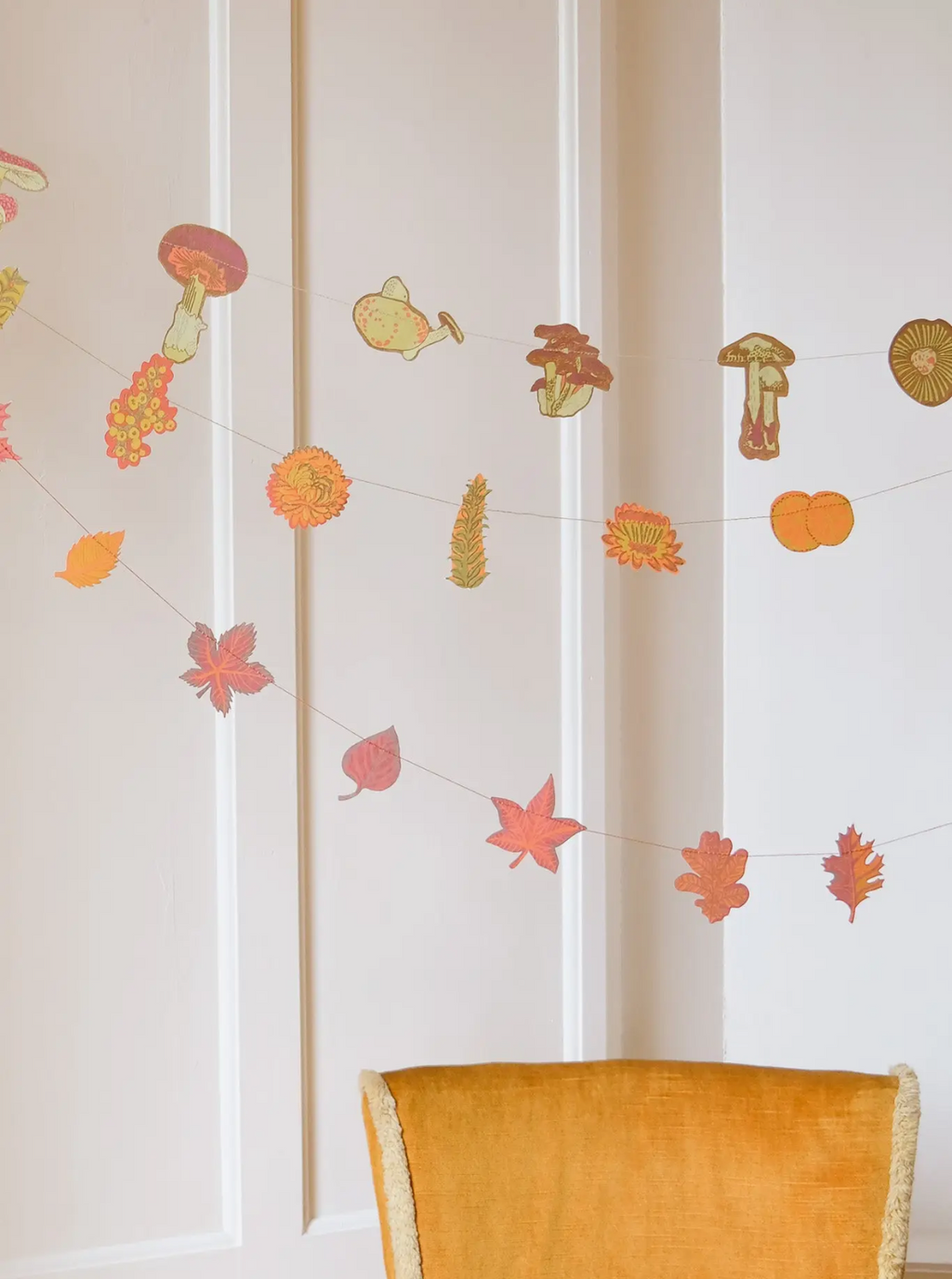 East End Press Mushroom Garland
