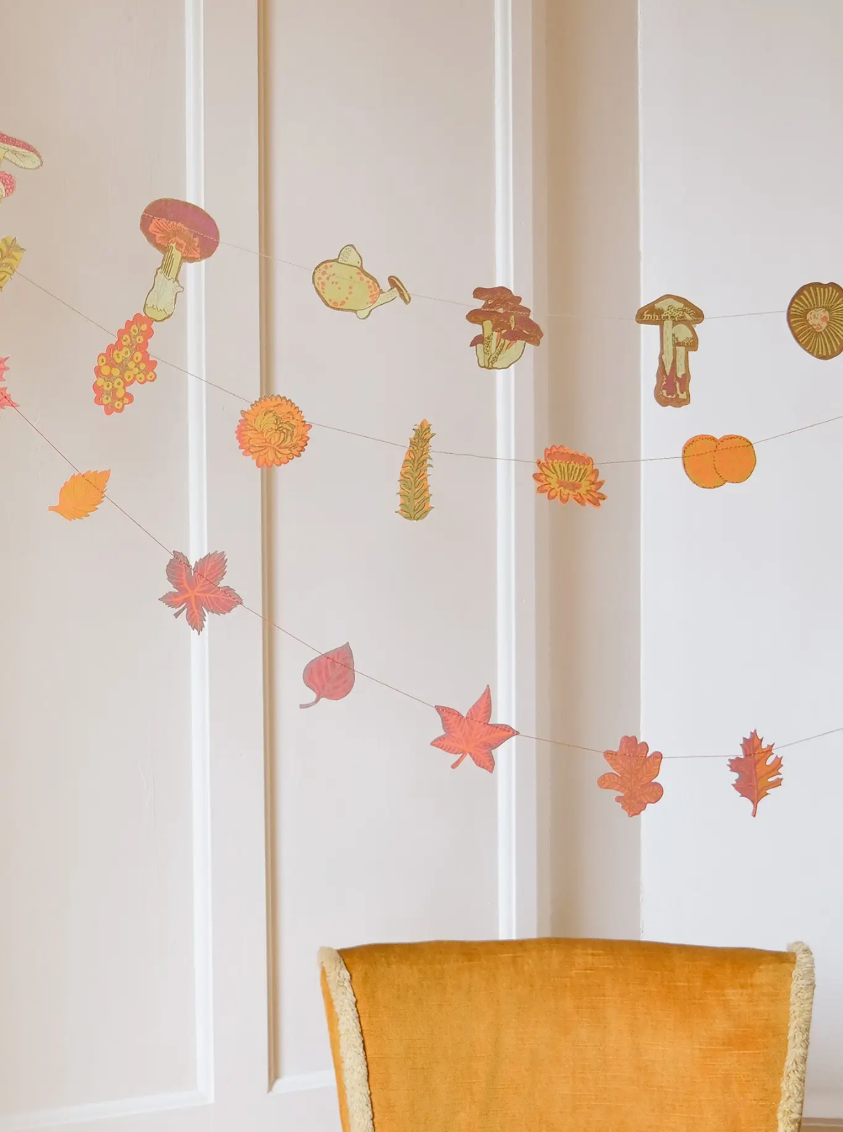 East End Press Mushroom Garland