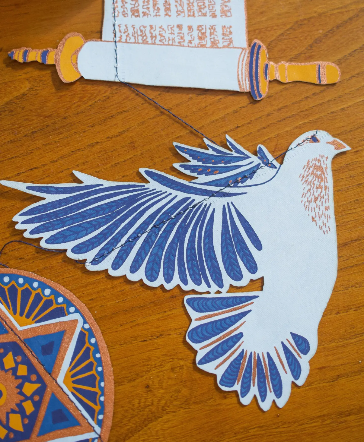 East End Press Hanukkah Garland