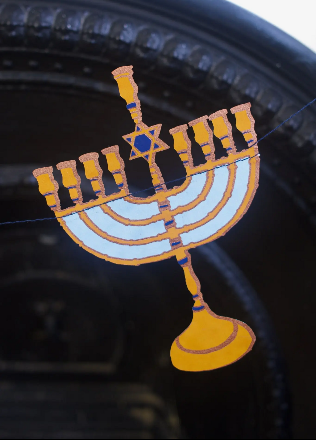 East End Press Hanukkah Garland