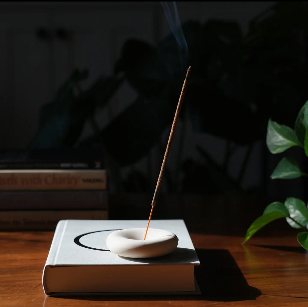 Incense Stone White