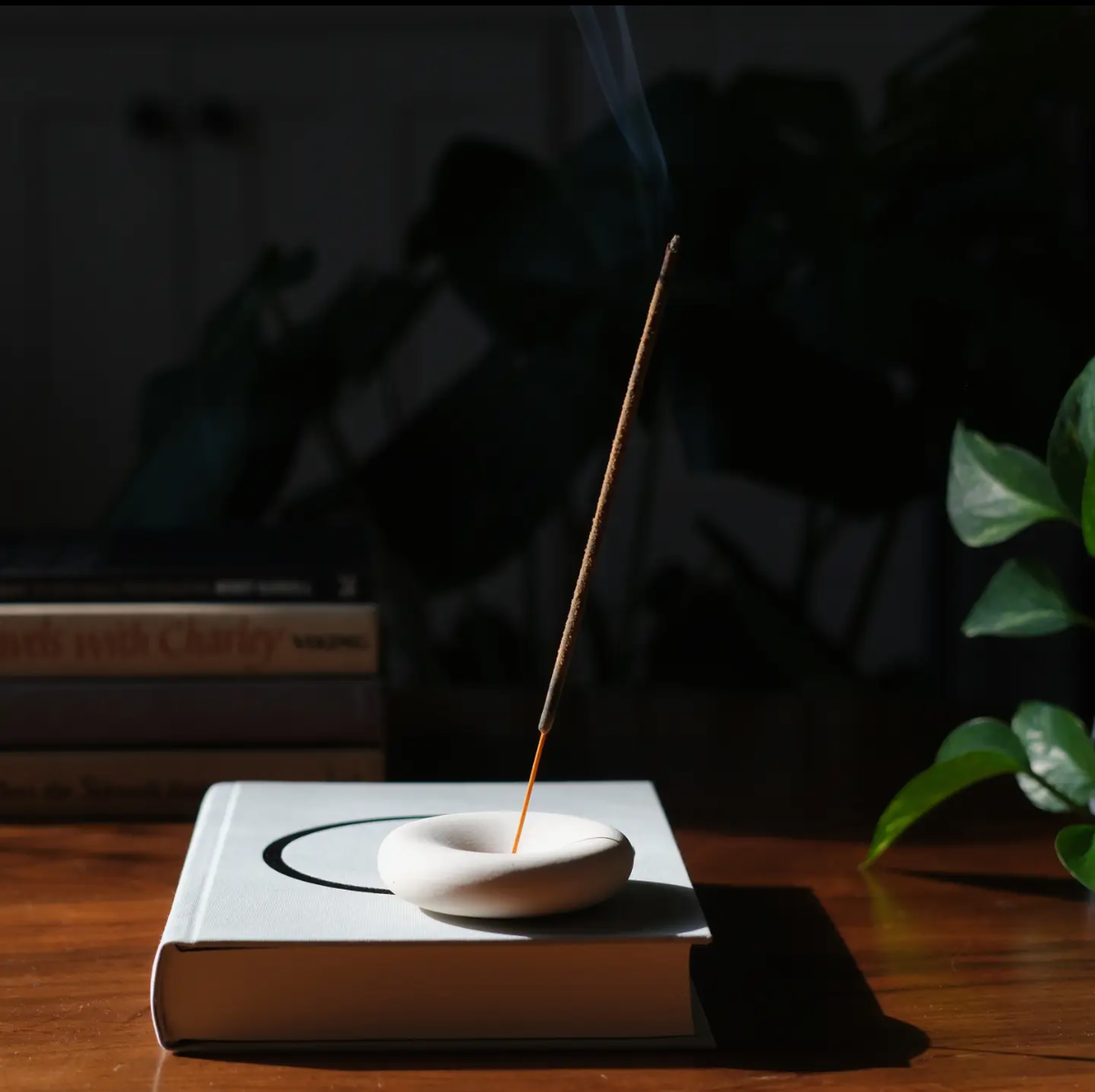 Incense Stone White