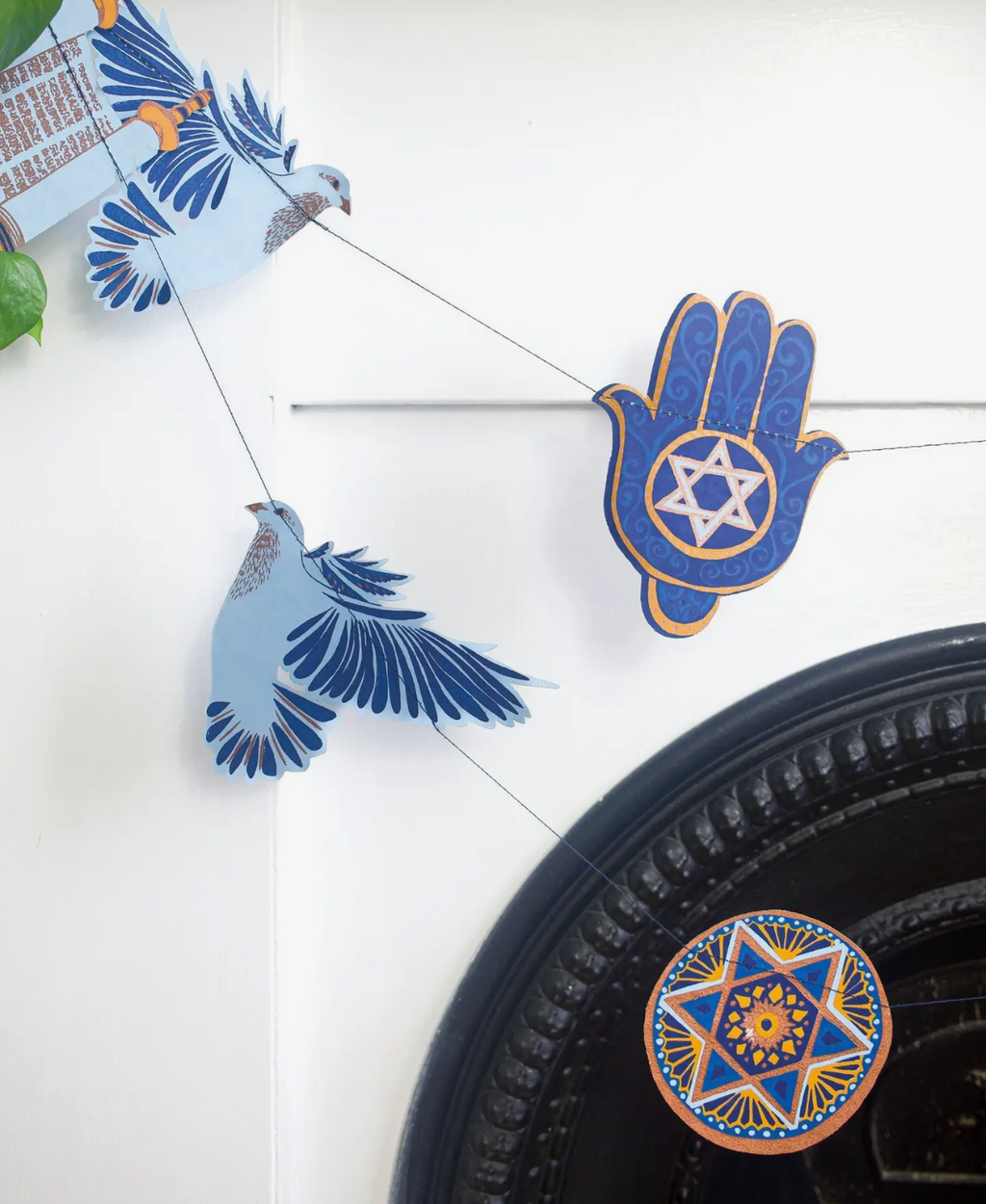 East End Press Hanukkah Garland