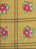 Bouquet Check Oilcloth in Yellow
